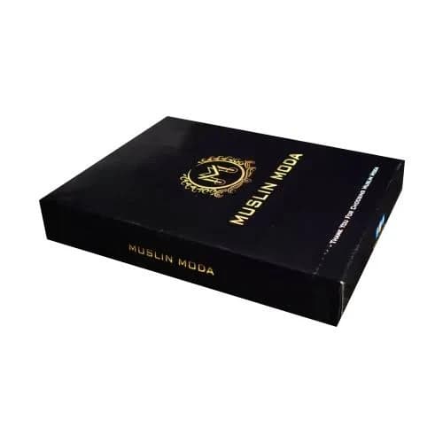 Custom printed duplex t-shirt packaging box for folded t-shirt packing with premium branding and retail presentation