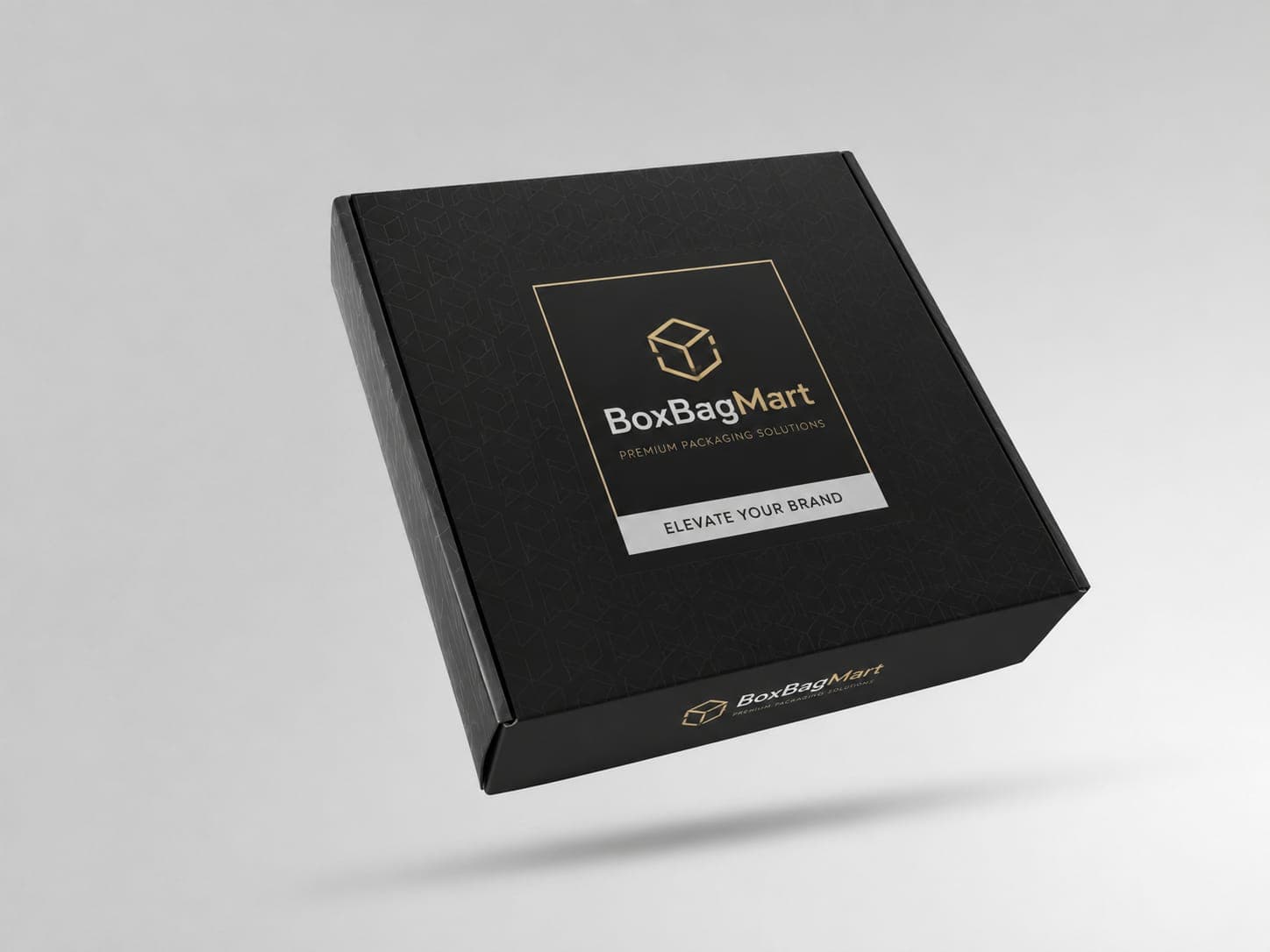 Custom printed premium duplex shirt packaging box for formal and casual folded shirt packing with BoxBagMart branding