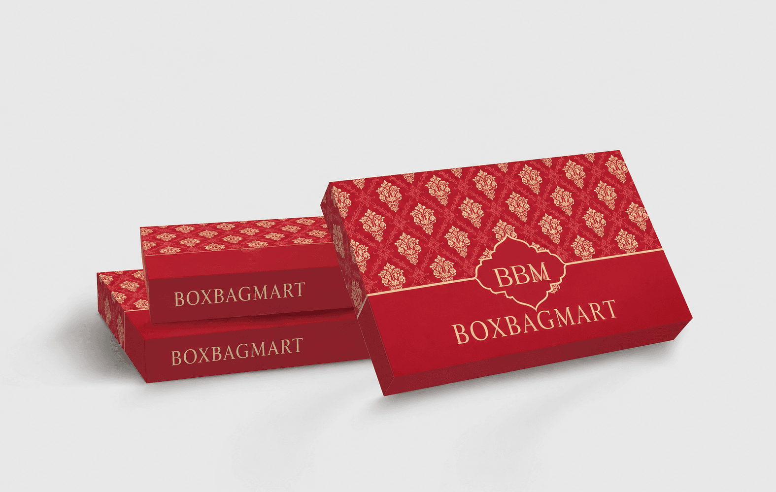 Custom Printed Premium Duplex Packaging Box with Logo for Garments and Gift Packaging – BOXBAGMART